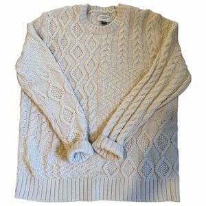 American Eagle Knitted Cream Sweater